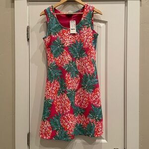 Hawaiian print dress